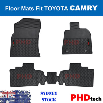 All Weather Rubber Car Floor Mats fit TOYOTA Camry Nov 2017~Onward