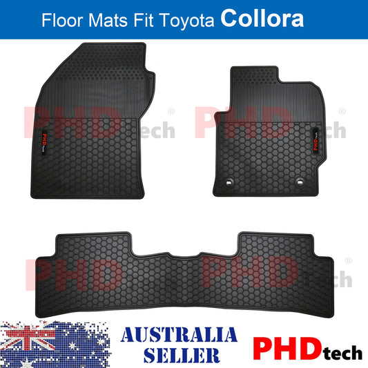 All Weather Rubber Car Floor Mats Fit Toyota Corolla Hatch from Jun 2018~Onwards