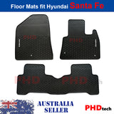 All Weather Rubber Car Floor Mats Fit  HYUNDAI SANTA FE Santafe 2012~18 DM