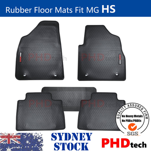 All Weather Rubber Car Floor Mats Fit MG HS 2019~2024