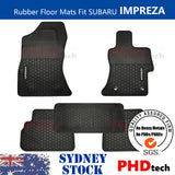 All Weather Rubber Car Floor Mats fit Subaru Impreza Gen5 2016-2021
