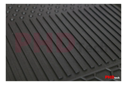 Rubber Car Floor Mats fit Toyota KLUGER Jun 2021~Onward 1st & 2nd Row All Weather