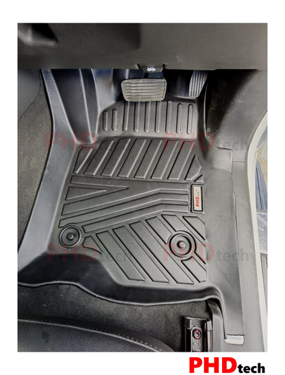 Acoustic 3D Moulded Floor Mats Chevrolet Silverado 1500/2500/3500/ ZR2 Crew Cab