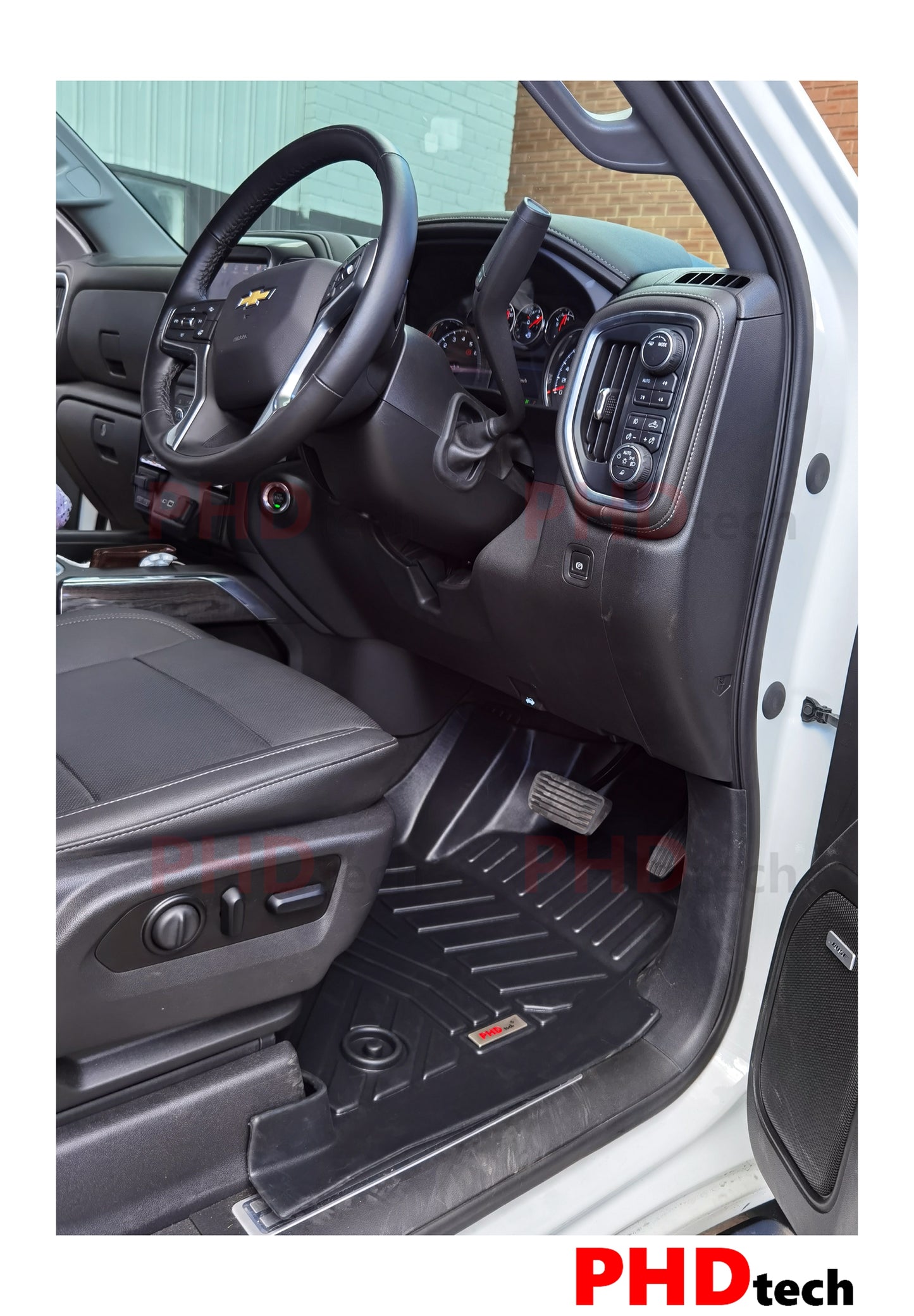 Acoustic 3D Moulded Floor Mats Chevrolet Silverado 1500/2500/3500/ ZR2 Crew Cab