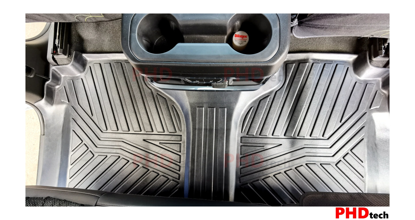 3D Moulded Floor Mats Chevrolet Silverado 1500/2500/3500/ ZR2 Crew Cab