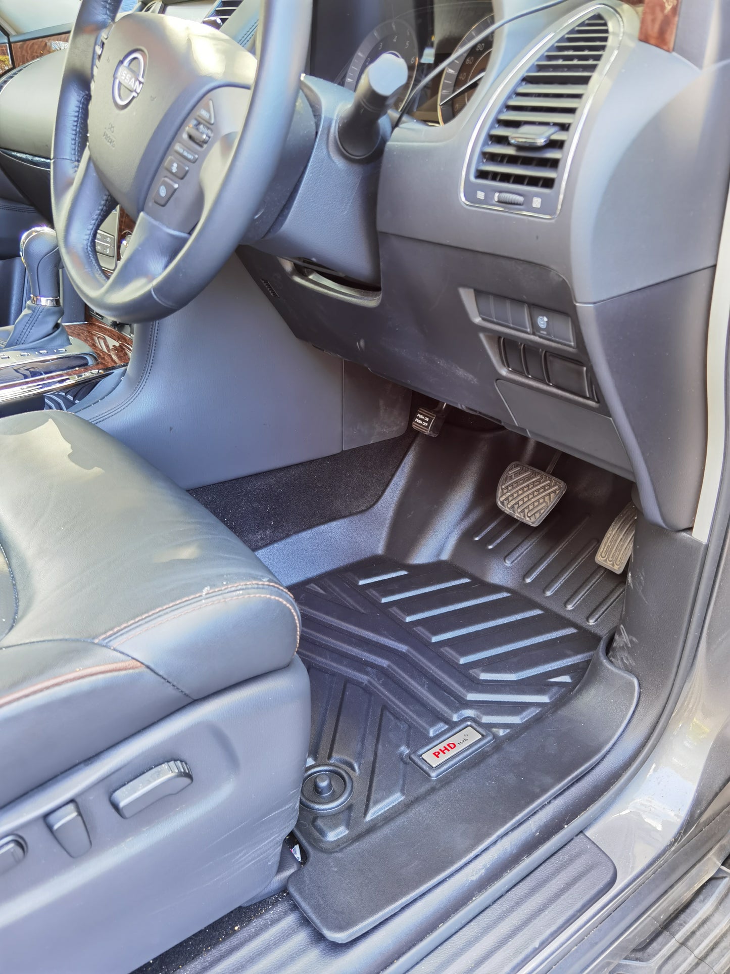 3D MOULDED CAR FLOOR MATS FIT Nissan Patrol Y62 Front & 2nd Row Mats Set