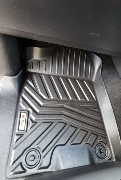 3D MOULDED CAR FLOOR MATS FIT Nissan Patrol Y62 3 Rows Mats Full Set