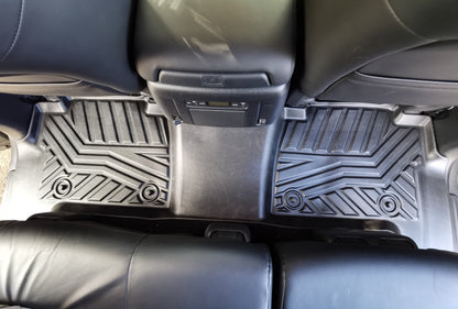 3D MOULDED CAR FLOOR MATS FIT Nissan Patrol Y62 Front & 2nd Row Mats Set