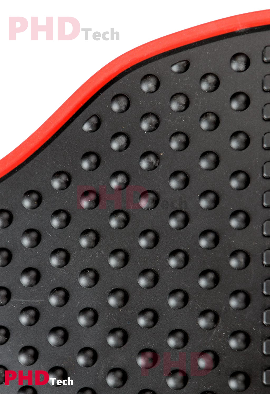 All Weather Rubber Car Floor Mats Fit Toyota Landcruiser Prado 150 Land Cruiser 2013-2024 Red Trim