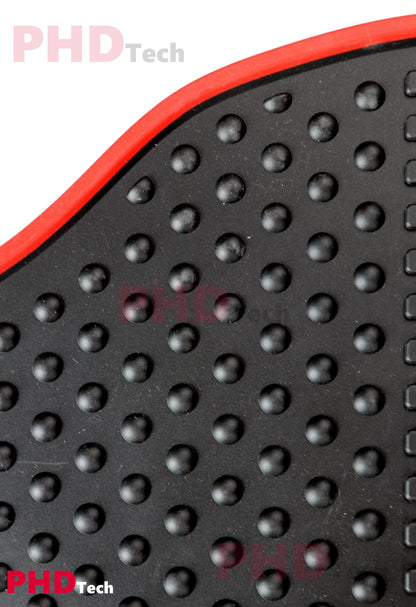 All Weather Rubber Car Floor Mats Fit Toyota Landcruiser Prado 150 Land Cruiser 2013-2024 Red Trim