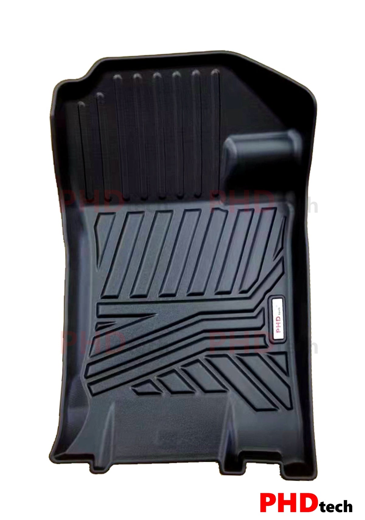 3D Moulded Car Floor Mats LDV T60 Trailrider Max 2017~Onwards Full Set Manual/ Auto without Footrest on Driverside