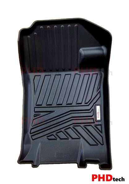 3D Moulded Car Floor Mats LDV T60 Trailrider Max 2017~Onwards Full Set Manual/ Auto without Footrest on Driverside