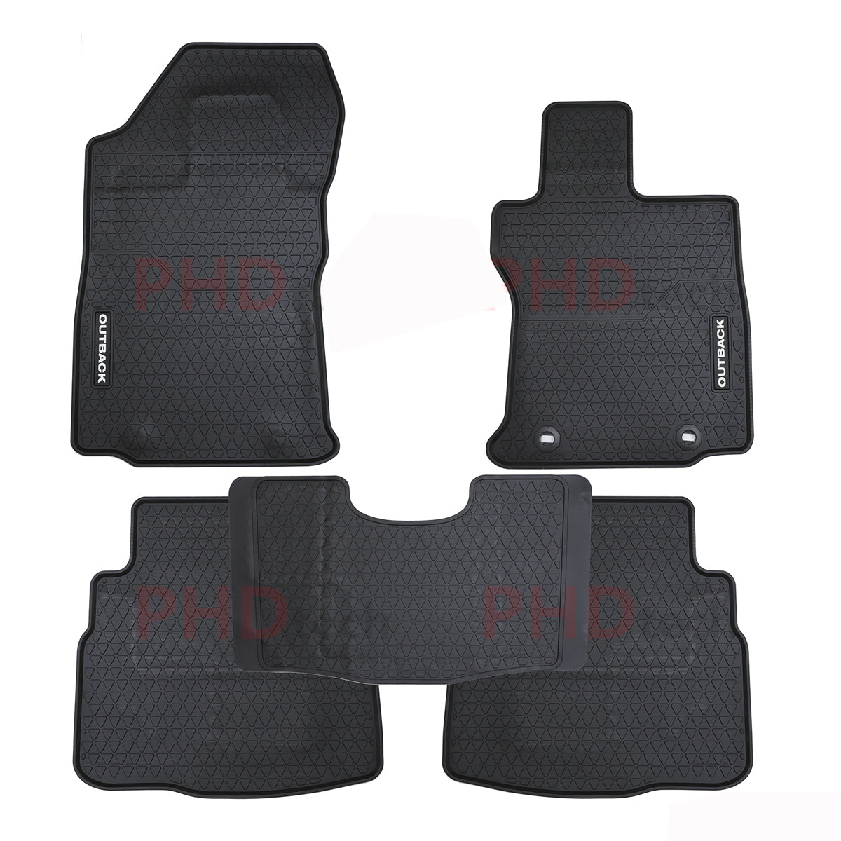All Weather Rubber Car Floor Mats fit All-New Subaru Outback Gen6 May 2020~Apr. 2026