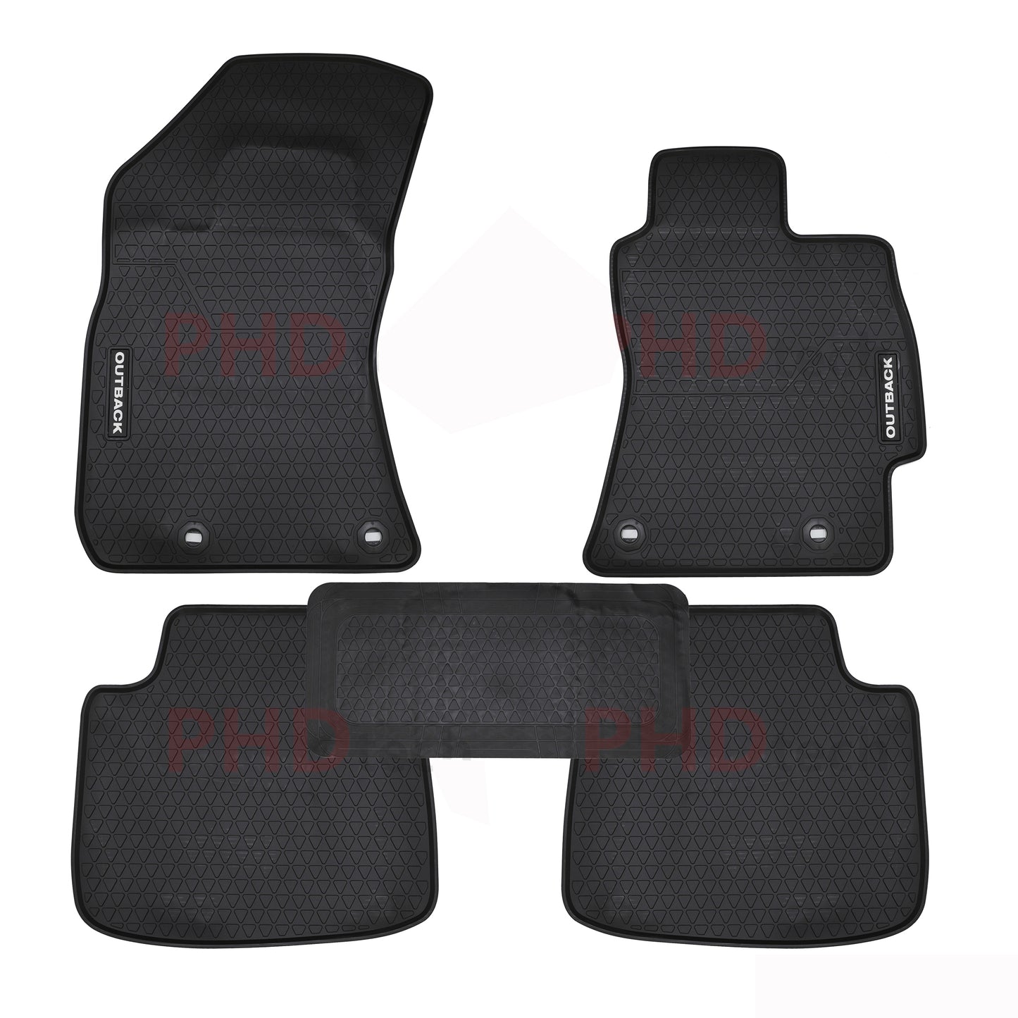 All Weather Rubber Car Floor Mats fit Subaru Outback Gen5 2015~2020