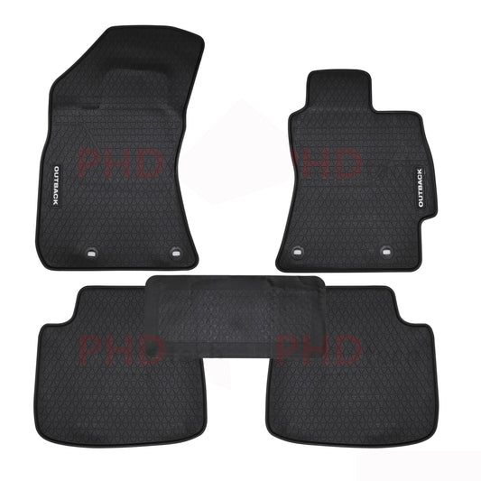 All Weather Rubber Car Floor Mats fit Subaru Outback Gen5 2015~2020