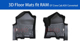 ASV Convert RAM DT 1500 Crew Cab 3D Moulded Floor front mats