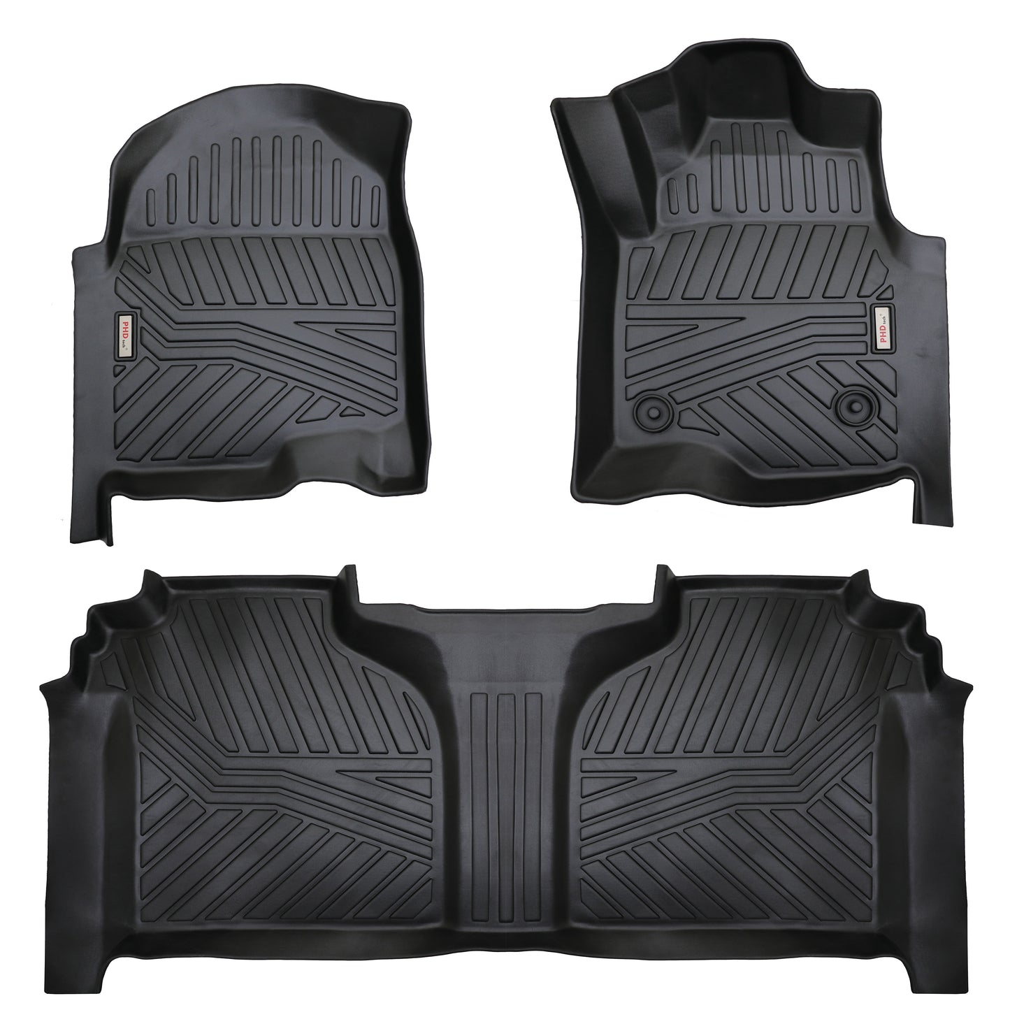 3D Moulded Floor Mats Chevrolet Silverado 1500/2500/3500/ ZR2 Crew Cab