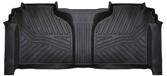 3D Moulded Floor Mats (Rear mats) fit Chevrolet Silverado 1500/2500/3500 Crew Cab w/ Under Seat Storage