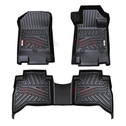 LDV T60  2017~2021 Trailrider Max 3D Moulded Car Floor Mats Full Set (W/ Driver Footrest)