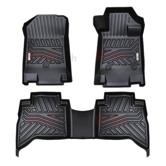 LDV T60  2017~2021 Trailrider Max 3D Moulded Car Floor Mats Full Set (W/ Driver Footrest)