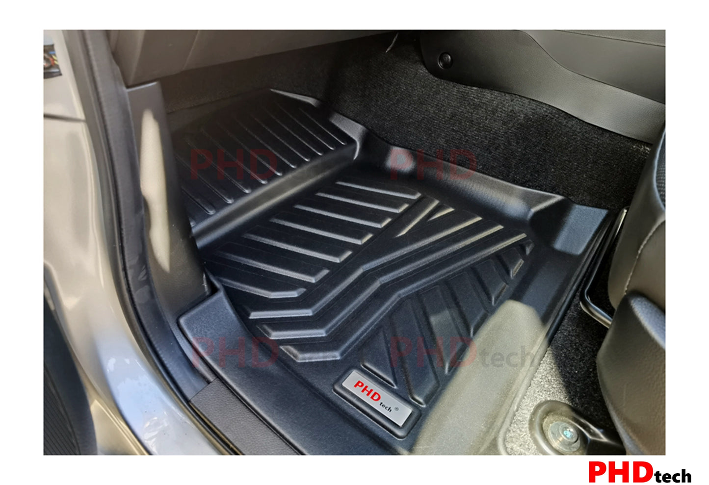 3D Moulded Car Floor Mats Fit MUX MU-X MY21+ 2021~Onward 2-row Set