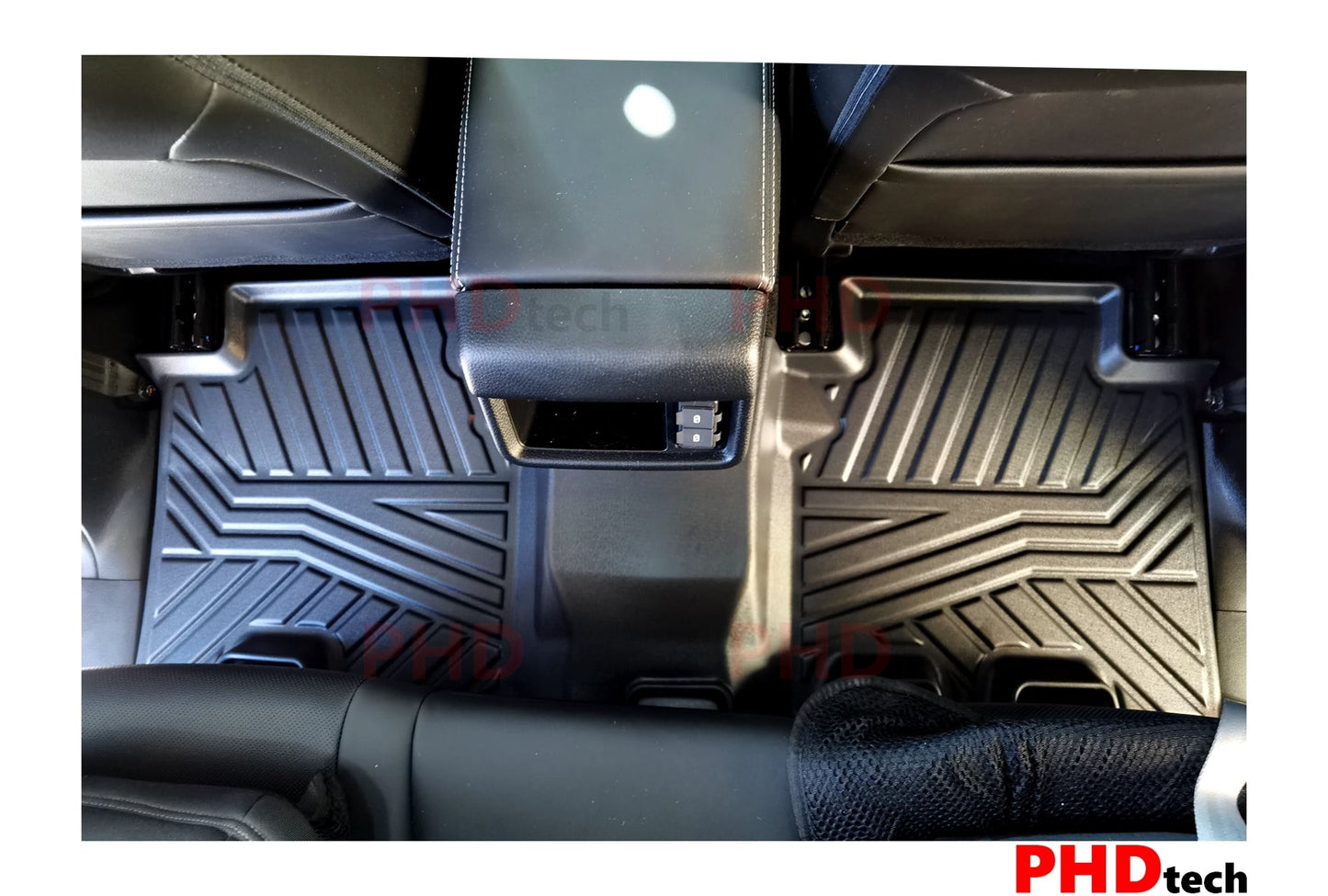 3D Moulded Car Floor Mats Fit MUX MU-X MY21+ 2021~Onward 3-Rows Full Set