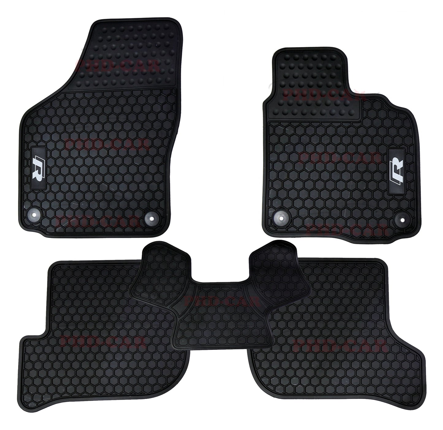 All Weather Rubber Car Floor Mats fit VW Golf R MK5 & MK6