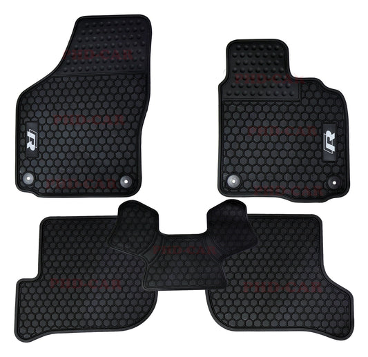All Weather Rubber Car Floor Mats fit VW Golf R MK5 & MK6