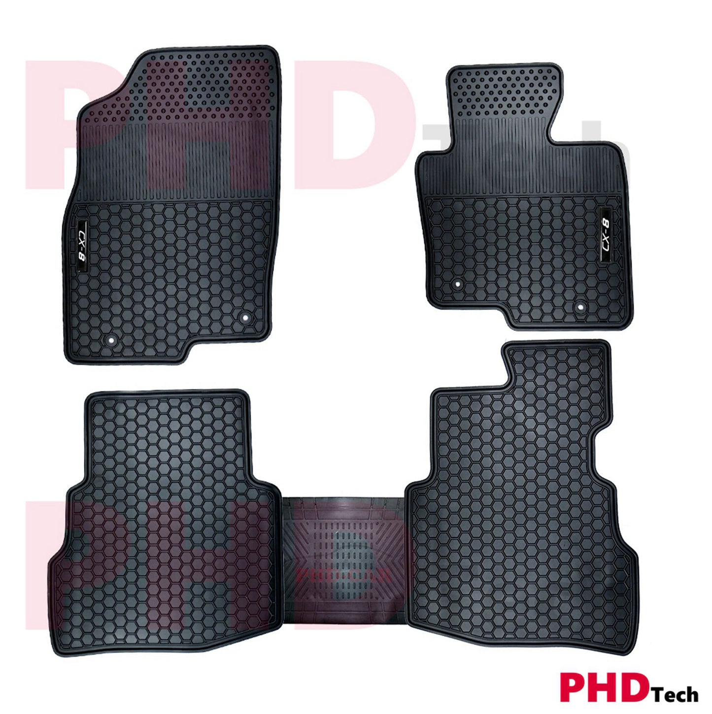 Mazda CX-8 CX8 2018-onwards Premium Quality All Weather Rubber Car Floor Mats 5 pic