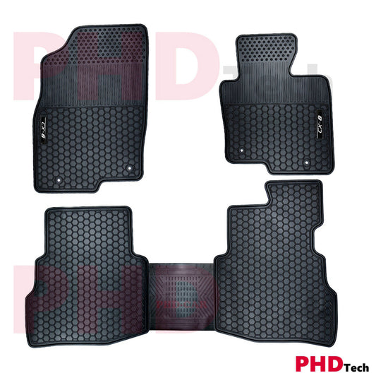 Mazda CX-8 CX8 2018-onwards Premium Quality All Weather Rubber Car Floor Mats 5 pic