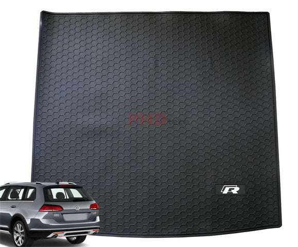 All Weather Rubber Car Boot Liner Set fit  VW Golf R Wagon MK7&7.5 2013+ Wagon