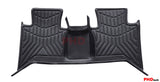 3D Moulded TPE All Weather Floor Mats Liners Fit TOYOTA HILUX Dual Cab 2015~Onward Auto Only