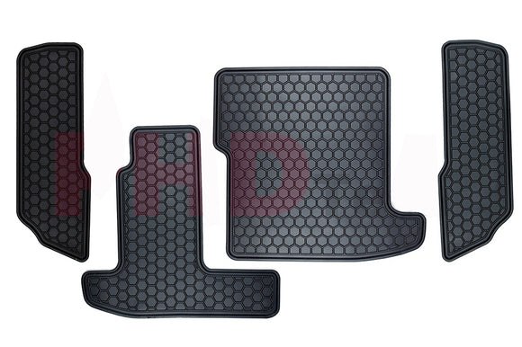 3rd-Row Mats fit Mazda CX-9 CX9 2017-onwards Premium Quality All Weather Rubber Car Floor Mats