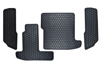 Mazda CX-9 CX9 2017-onwards Premium Quality All Weather Rubber Car Floor Mats 3 rows 9 pieces