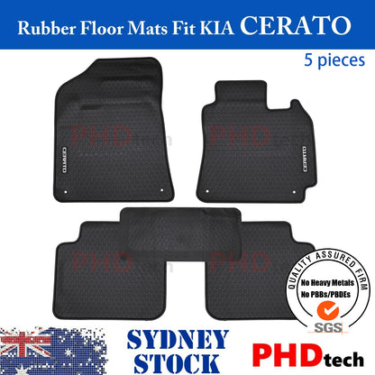 All Weather Rubber Car Floor Mats Fit KIA Cerato YD 2014-06/2018
