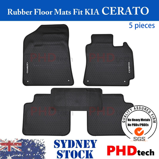 All Weather Rubber Car Floor Mats Fit KIA Cerato YD 2014-06/2018